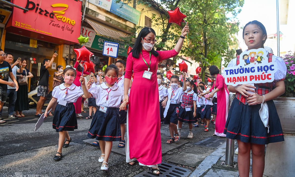 Los estudiantes de Hanoi regresan a la escuela el 28 de agosto