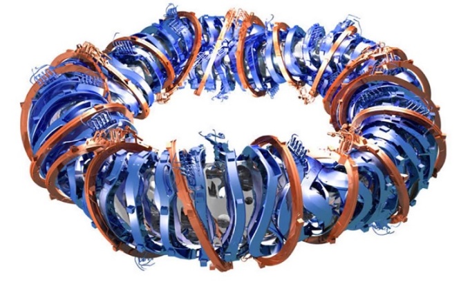 Thiết kế của lò phản ứng dạng stellarator Wendelstein 7-X (W7-X). Ảnh: IPP