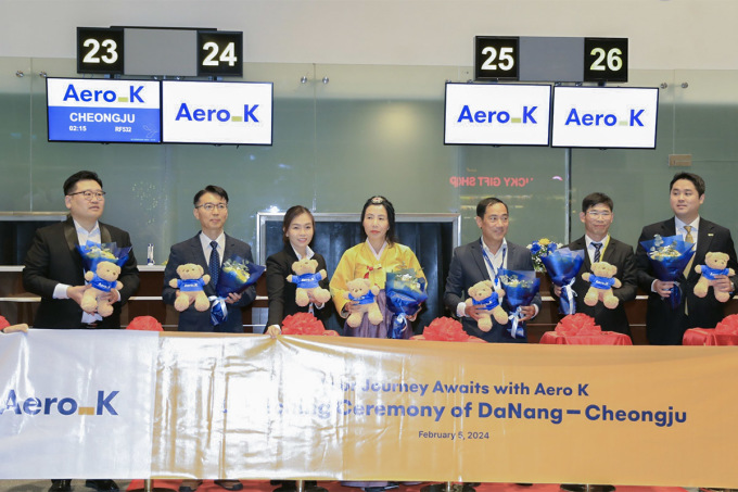 Aero K Airlines เปิดเส้นทางแรกในดานัง ภาพ : อินโดจีน