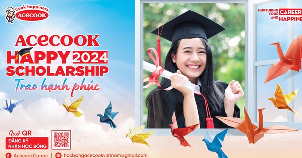 Acecook Vietnam “da felicidad” con el programa de becas para estudiantes 2024