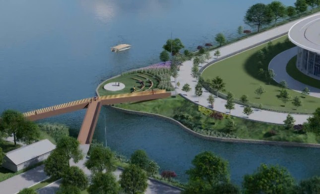 A punto de construir un puente en forma de Y de 29 mil millones de dólares en la intersección del río Huong y An Cuu