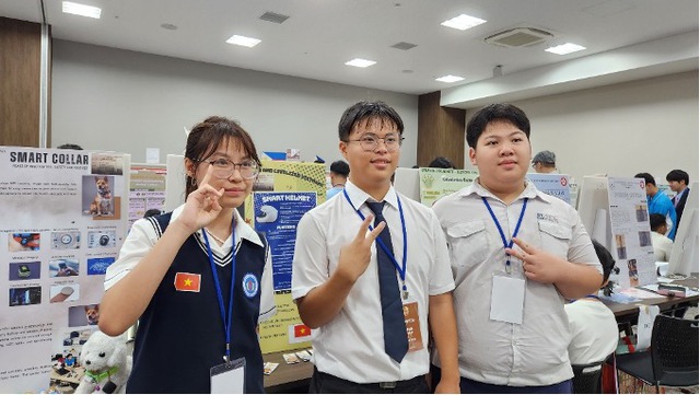 Học sinh Ngô Sĩ Liên đạt thành tích cao tại Triển lãm thiết kế, ý tưởng và phát minh năm 2024 tại Nhật Bản - Ảnh 6.