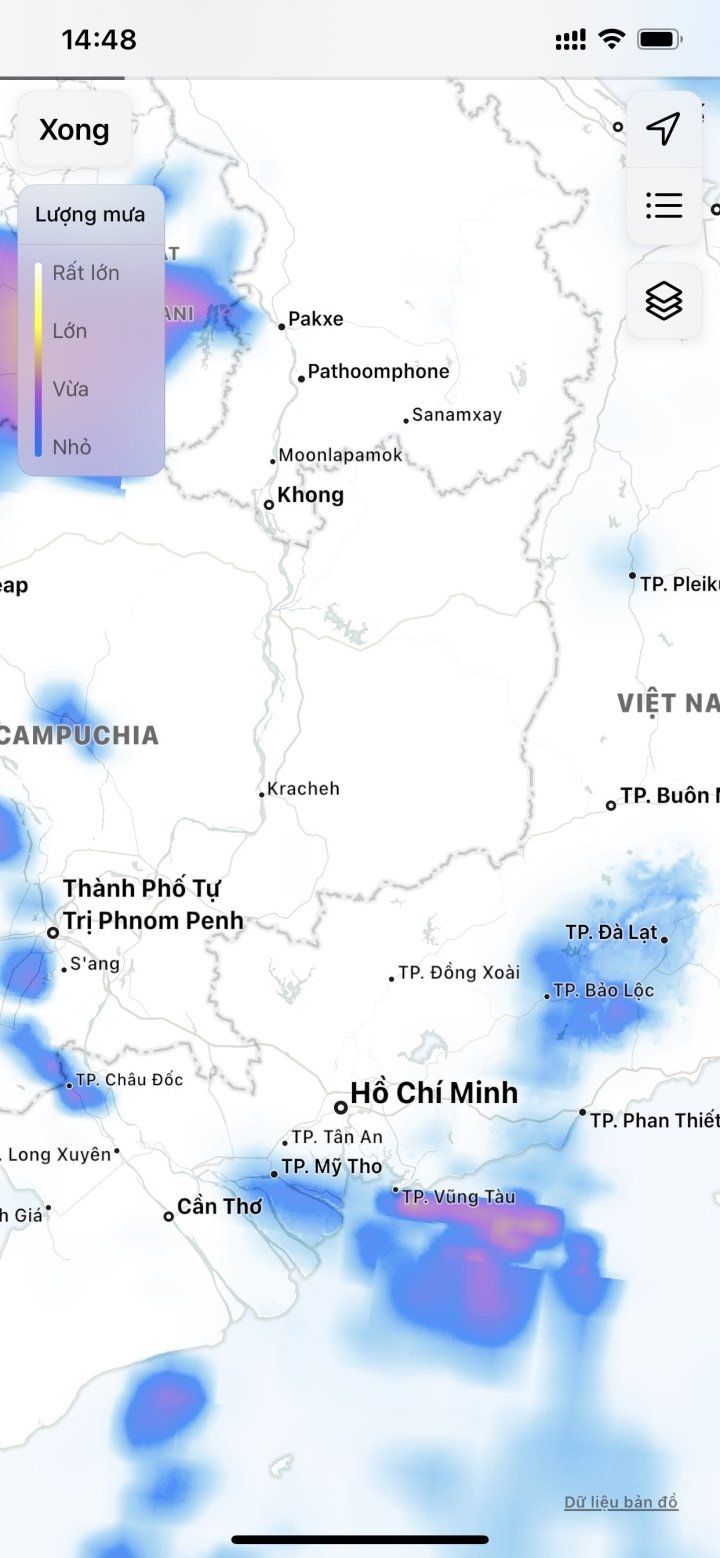 Comment vérifier les précipitations directement sur iPhone - 4