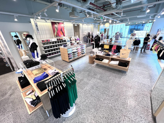 Shopping space inside a Nike store. Photo: Nike