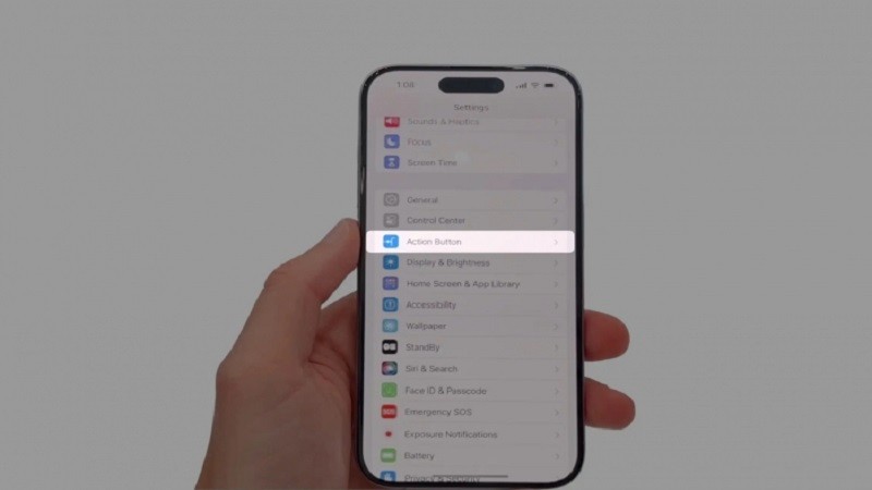Hướng dẫn kích hoạt chức năng của Action Button trên iPhone 15 Pro