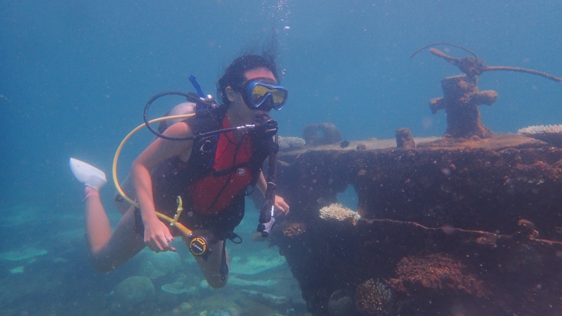 Abenteuertauchen zu Schiffswracks in Con Dao