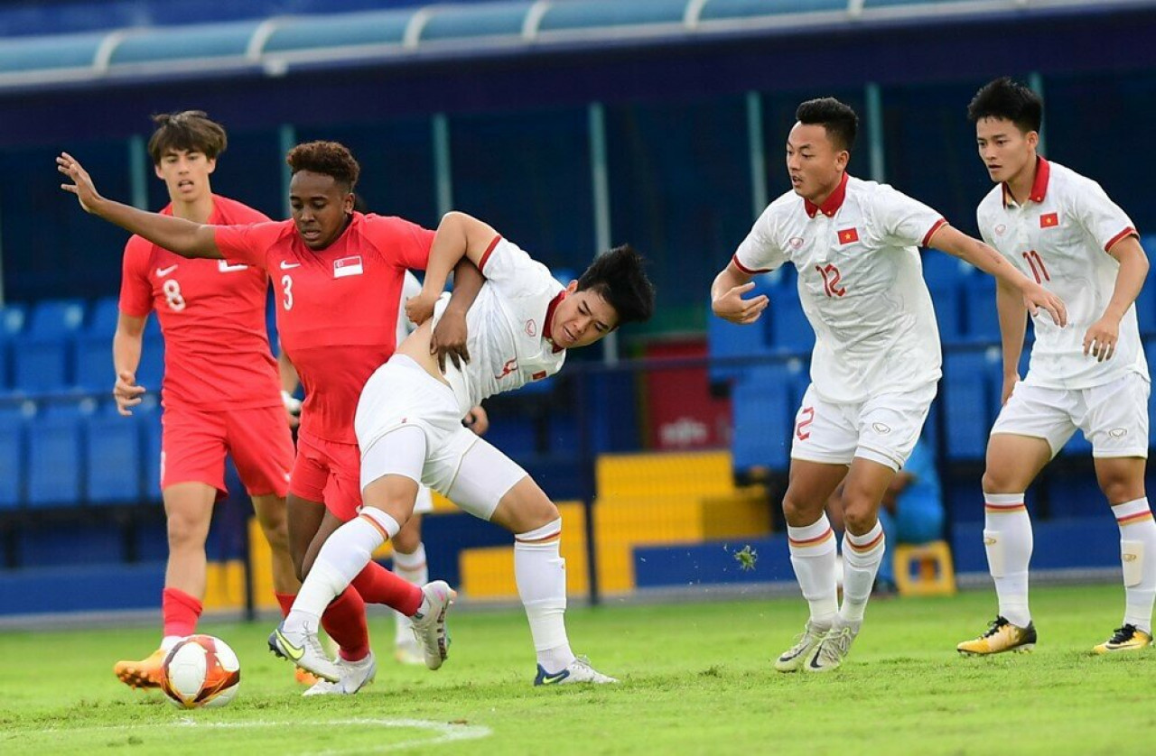 u22 việt nam vs u22 singapore: Đua nhau đốt lưới nhà