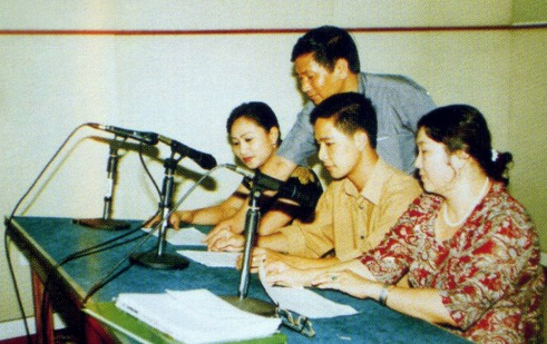 Artists from the Mining Region on air. Photo: Document