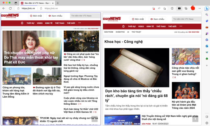 Consejos para dividir la pantalla del navegador Microsoft Edge - 1