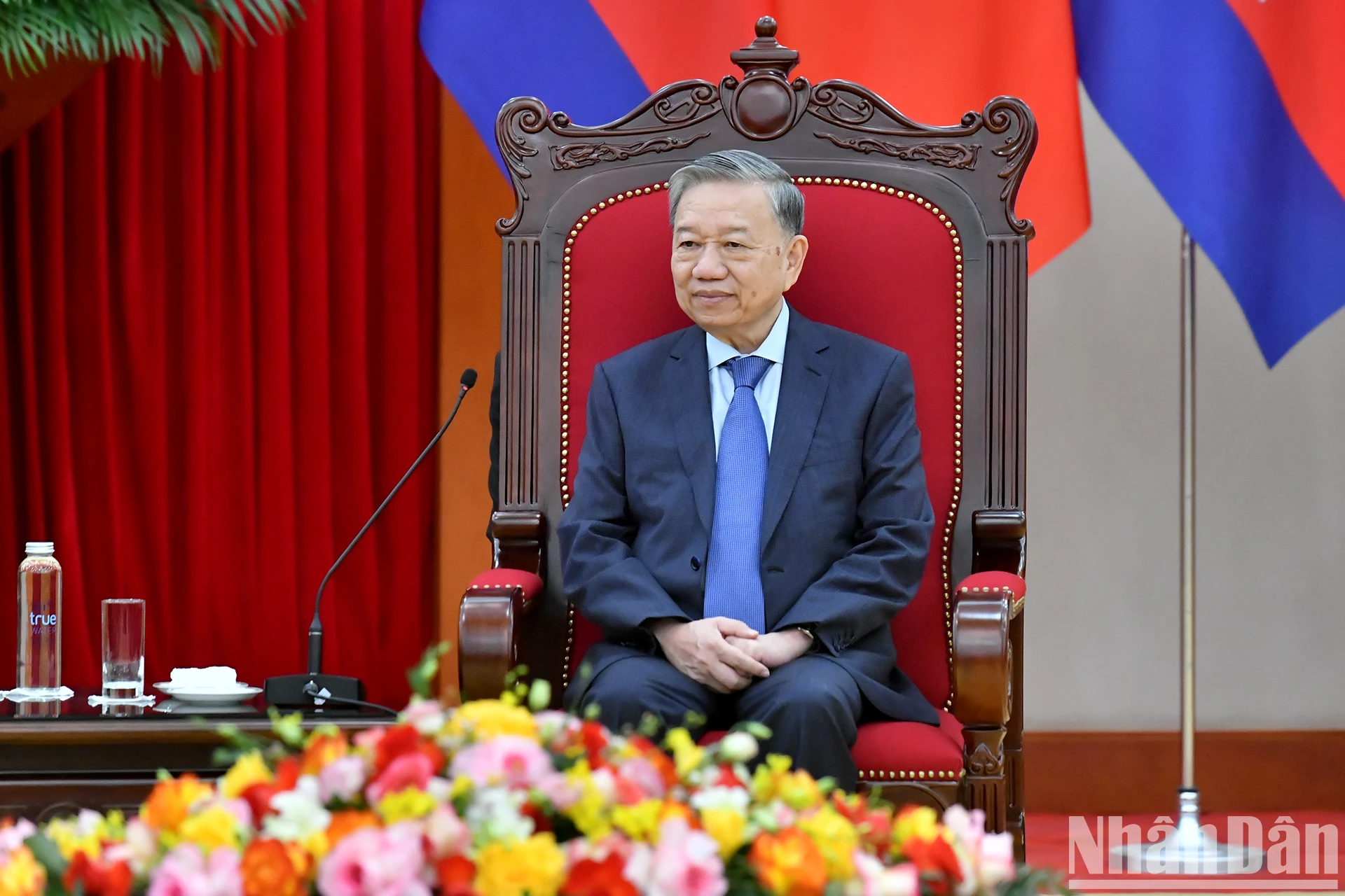 [Foto] El Secretario General To Lam se reúne con el Rey de Camboya, Norodom Sihamoni. Foto 5