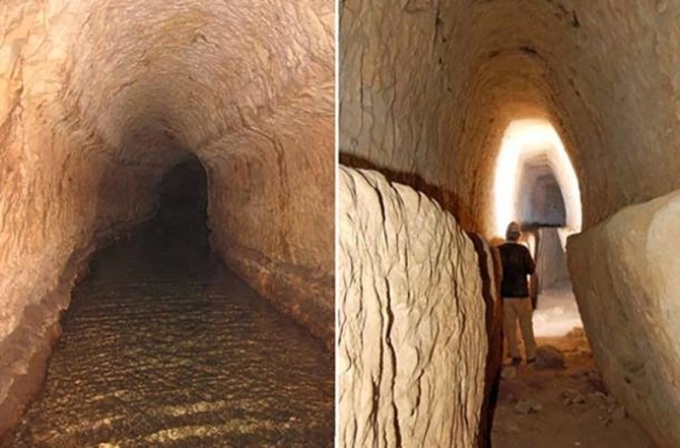 Aqueduc souterrain de Gadara. Photo : Origines anciennes