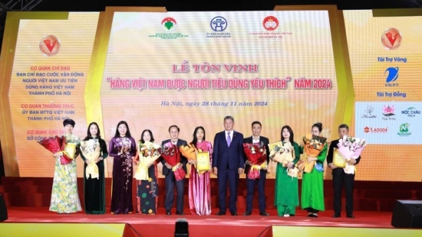 Honoring 150 Vietnamese products loved by consumers in 2024