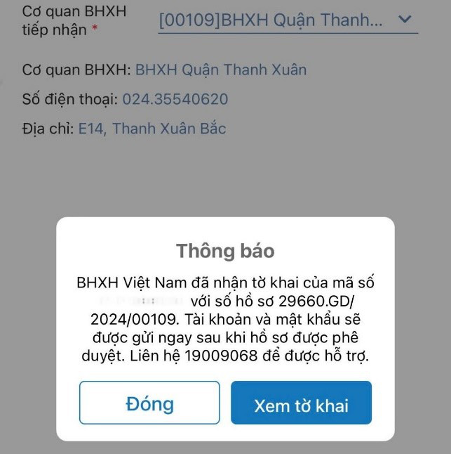 Hướng dẫn phụ huynh tra cứu thẻ bảo hiểm y tế và đăng ký tài khoản VssID-BHXH số cho con - Ảnh 10.