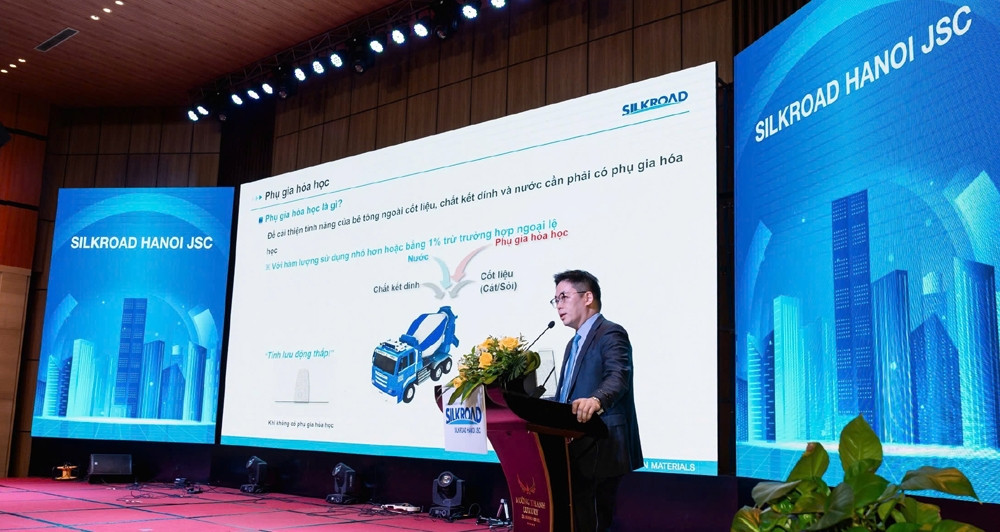 Silkroad Hanoi JSC organise un séminaire technique sur les additifs pour béton à Da Nang