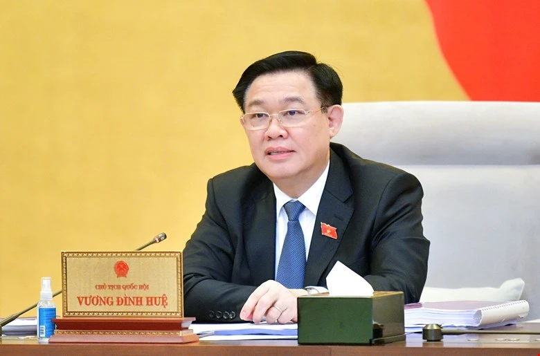 National Assembly Chairman Vuong Dinh Hue gives comments on amending the Pharmacy Law