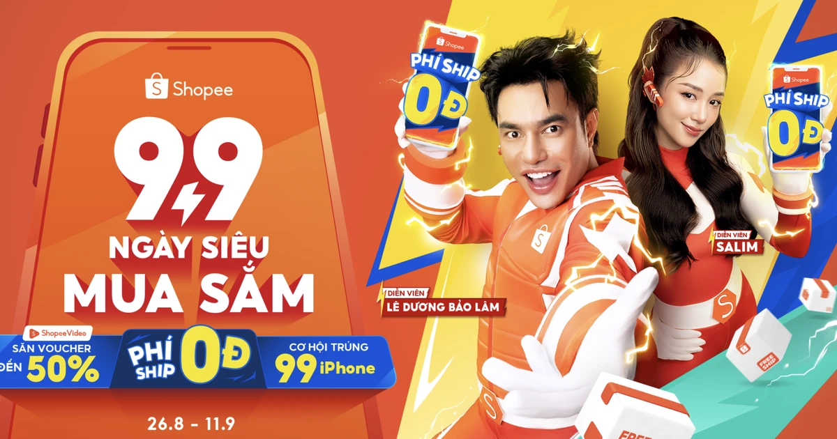 Shopee khởi động ngày siêu mua sắm 9-9