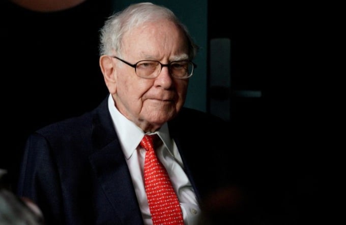 Warren Buffett tại Đại hội cổ đông Berkshire Hathaway. Ảnh: Reuters