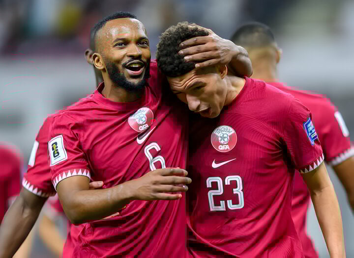 Die Mannschaft aus Katar bestreitet das Eröffnungsspiel des Asien-Pokals 2023. (Foto: Getty)