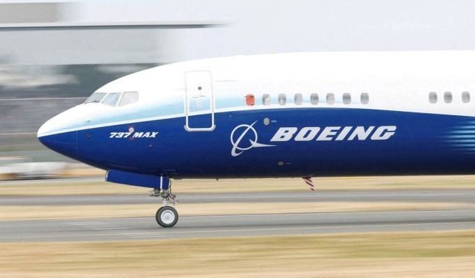 A Boeing 737 Max at the Farnborough Air Show (UK) in 2022. Photo: Reuters