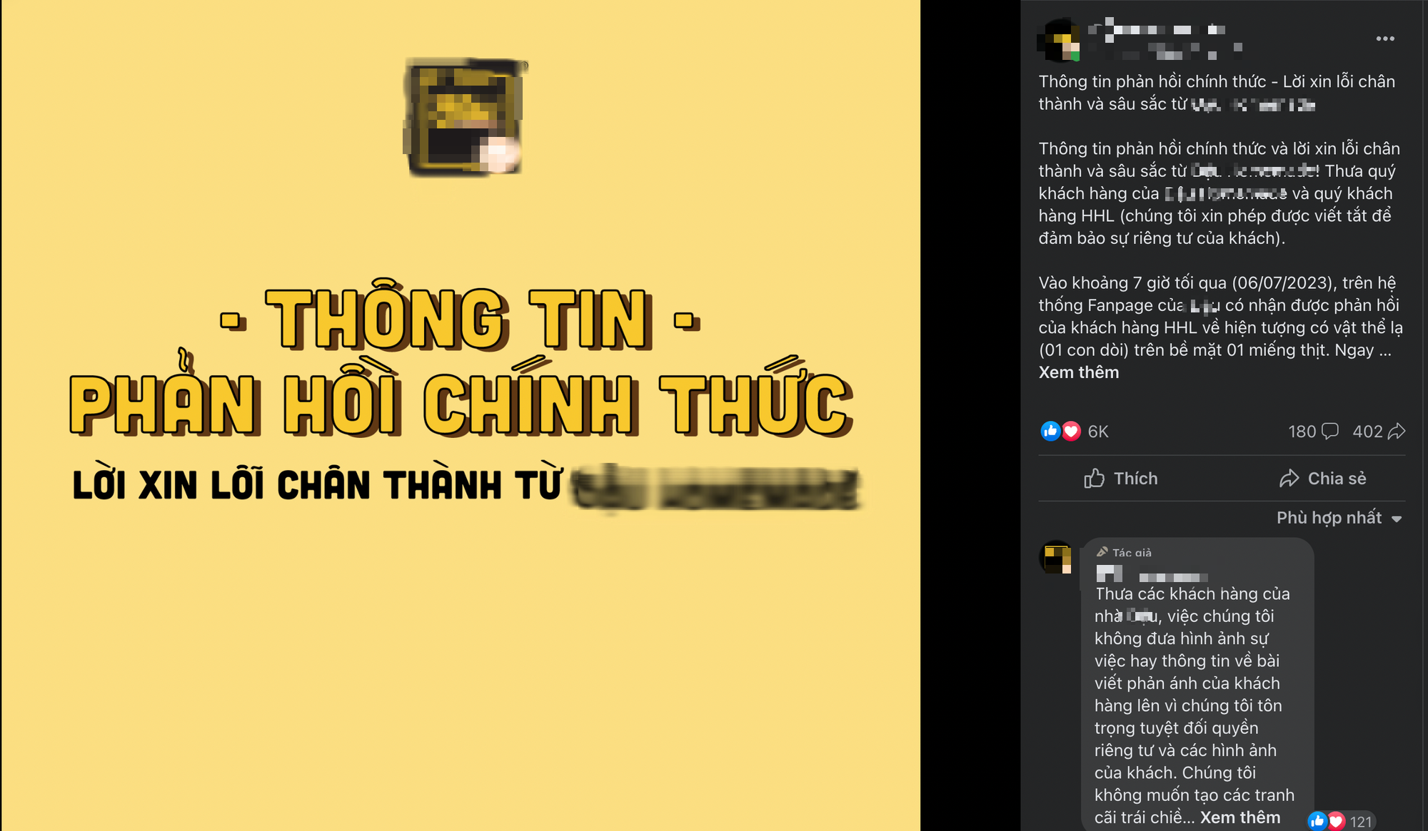 Bị tố có dòi, quán bún đậu nổi tiếng TP.HCM nói gì? - Ảnh 2.