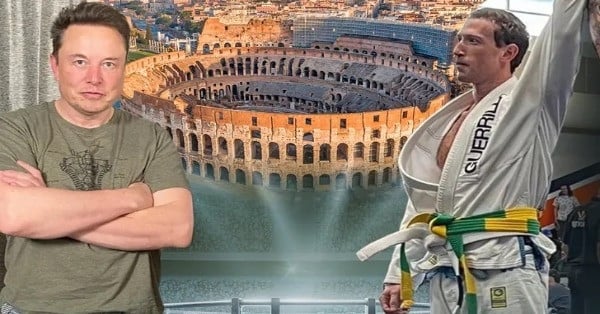 Elon Musk y Mark Zuckerberg se 'pelean' en el famoso Coliseo Romano