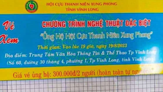 Chương trình nghệ thuật gây quỹ ở Vĩnh Long bị tuýt "còi" vì chưa được cấp phép ảnh 1