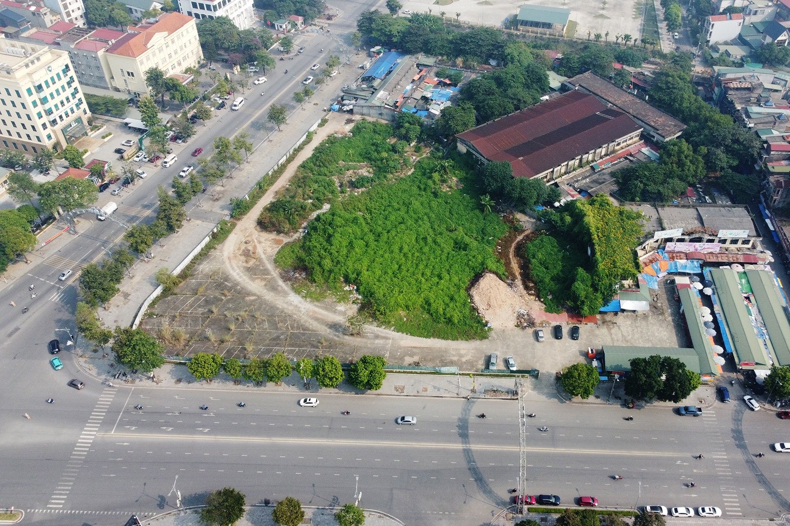 Primer plano del terreno 