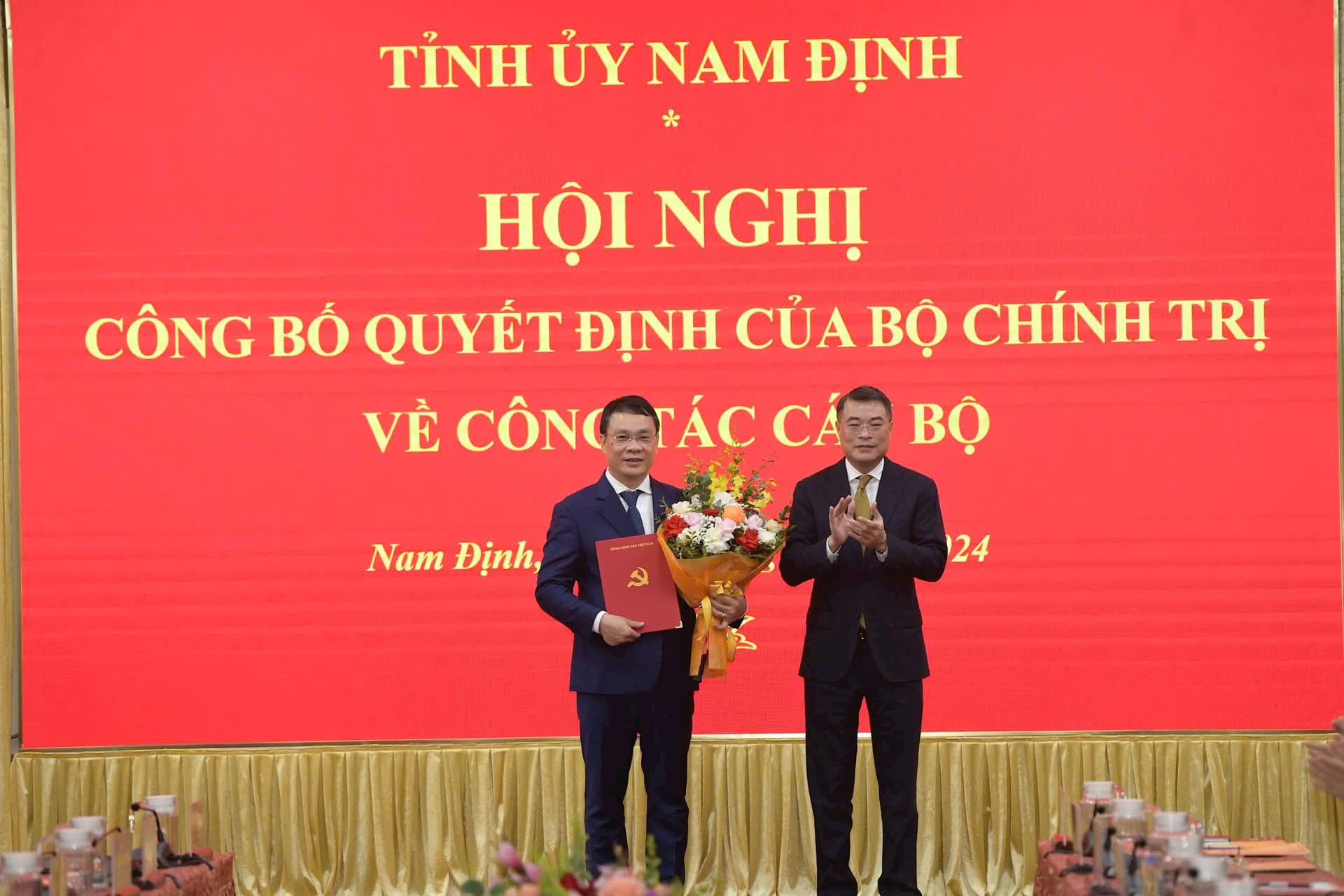 Phó chánh Văn phòng Trung ương Đảng làm Bí thư Tỉnh ủy Nam Định- Ảnh 1.