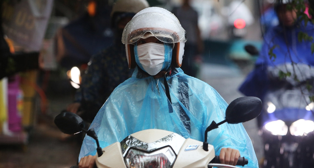 Les régions du Nord et du Centre connaissent des pluies éparses, tandis que les régions du Sud connaissent des pluies continues.