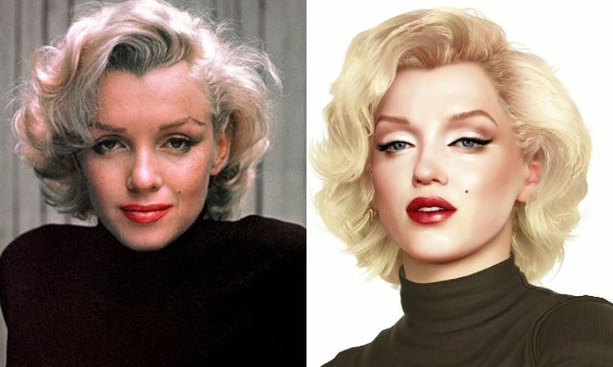 KI-Version von Marilyn Monroe