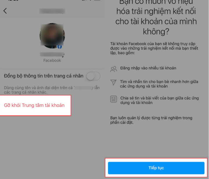 Cách hủy liên kết Instagram với Facebook siêu dễ - 7