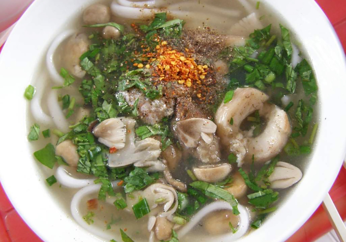 Snakehead fish noodle soup. Photo: Nguyen Nam