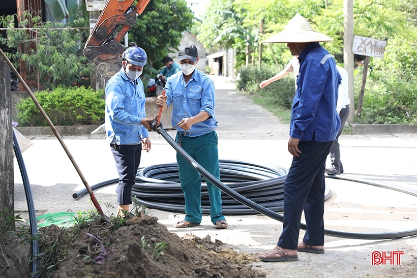 ハティン市の住民の約16.6%は清潔な水を利用できない。