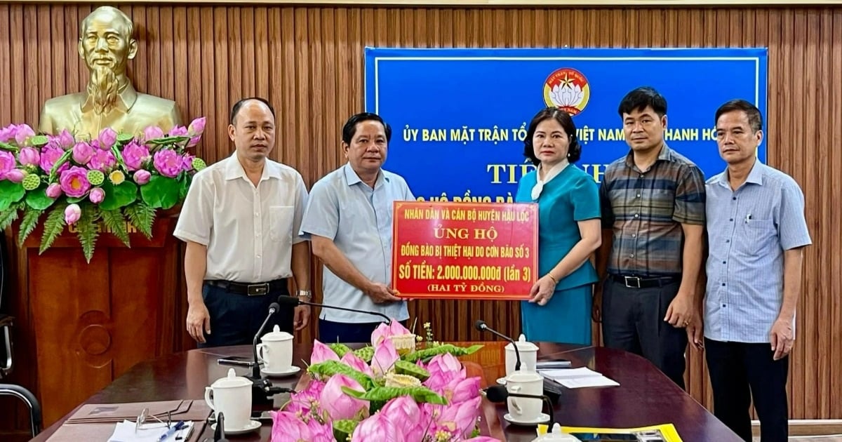 Thanh Hoa supports Northern compatriots with more than 75 billion VND