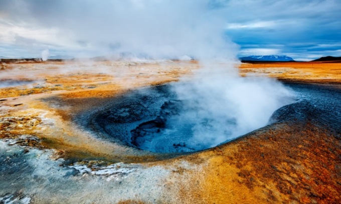 アイスランド北東部のクラプラ火山。写真：ファン・アイスランド