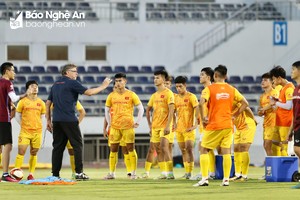 3 Spieler von Song Lam Nghe An haben offiziell mit dem Training bei der U22 Vietnam begonnen