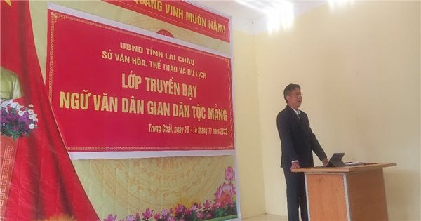 Nậm Nhùn (Lai Châu) truyền dạy ngữ văn dân gian cho đồng bào dân tộc Mảng