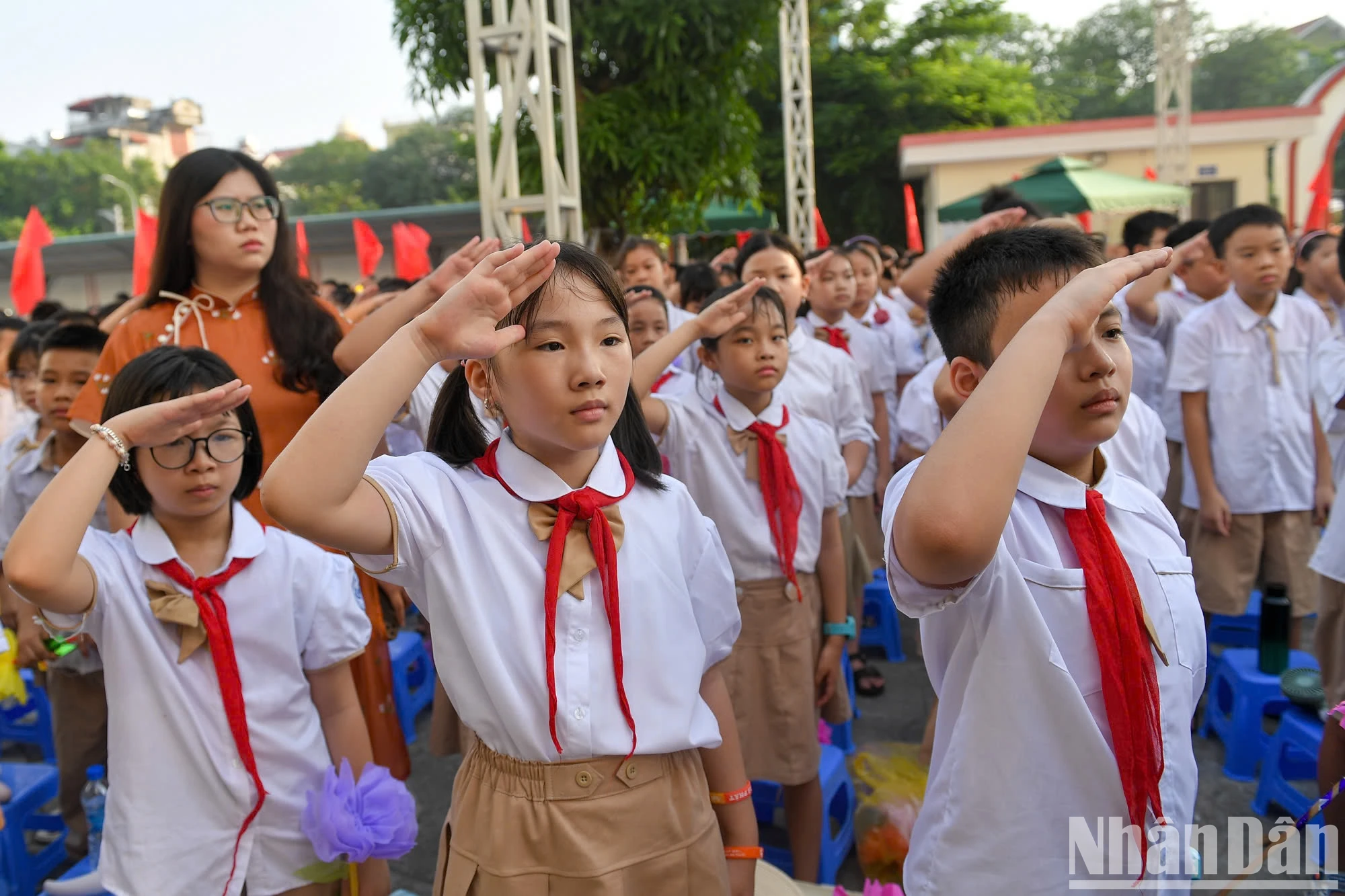 [Ảnh] Những khoảnh khắc đáng yêu ngày hội tựu trường tại Hà Nội ảnh 6