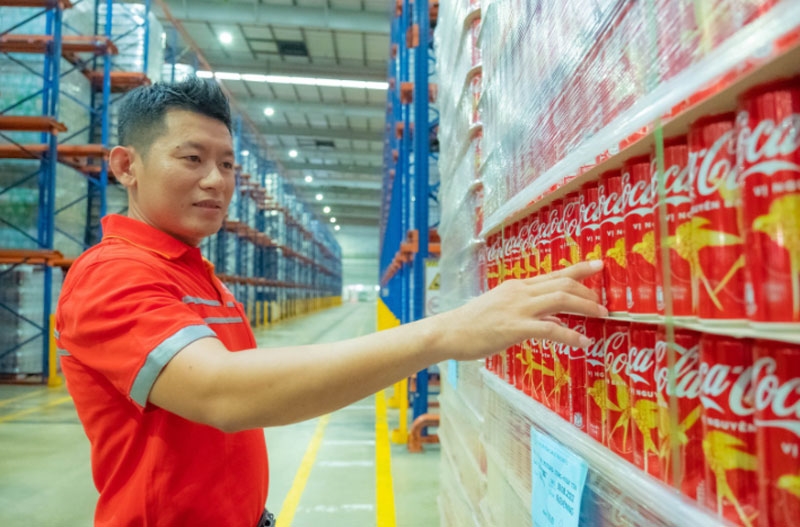 Activités de production chez Coca Cola Beverages Vietnam Company Limited. 