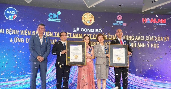 The first two hospitals in Vietnam to meet American AACI quality standards