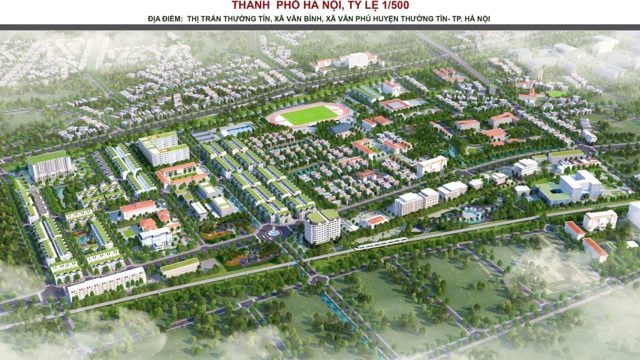 Approval of Local Adjustment of Detailed Planning of Thuong Tin Town Center