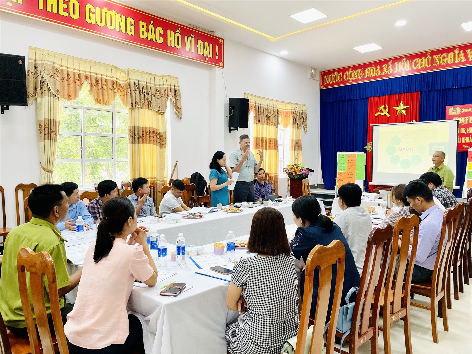 Conference scene. Photo: TAM THONG