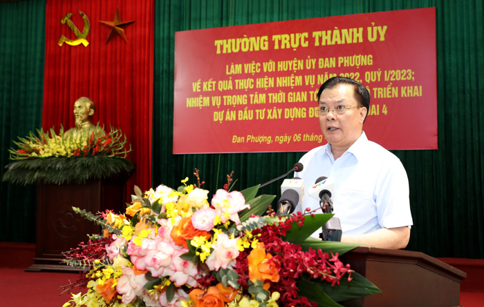 Le district de Dan Phuong à Hanoi propose de créer des sources d'investissement pour le développement du district 2