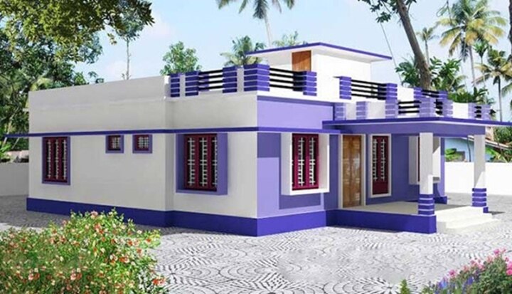 Admire the eye-catching flat roof level 4 house models - 3