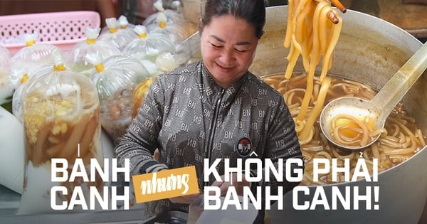 Una mujer con sabor a Occidente recorre la ciudad de Ho Chi Minh desde hace 20 años vendiendo el raro y difícil de encontrar plato "banh canh pero no banh canh"