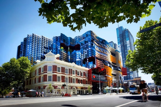 Bên ngoài trường RMIT tại Melbourne (Australia). Ảnh: RMIT