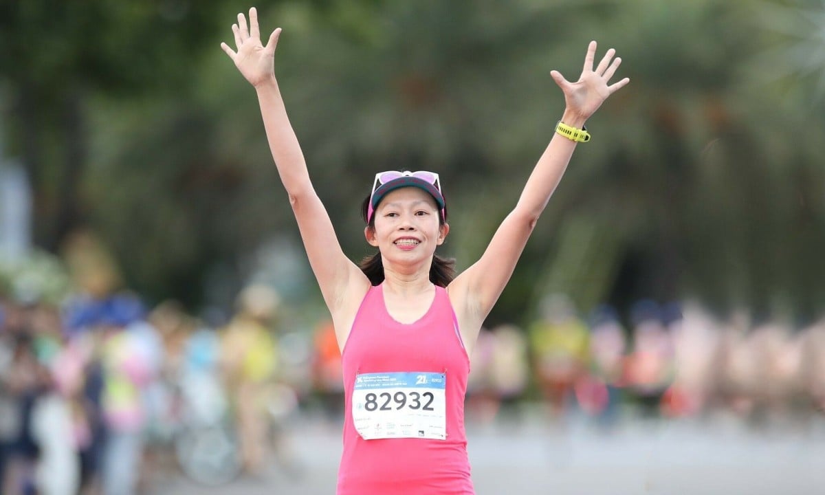 Un Vietnamien d'origine allemande établit un record personnel au marathon VnExpress de Quy Nhon