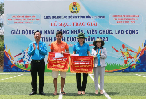 Closing Ceremony of the Provincial Men's Football Tournament for Workers and Civil Servants