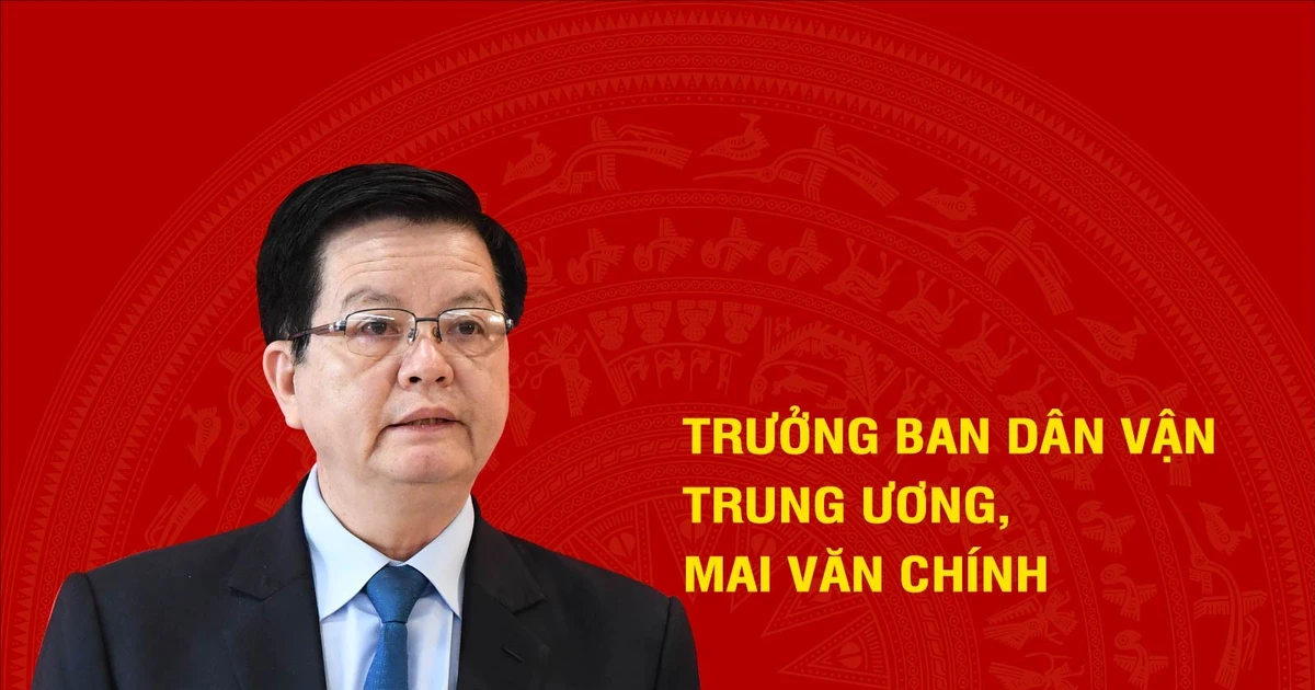 [Infographic] Biography of Head of Central Mass Mobilization Commission Mai Van Chinh