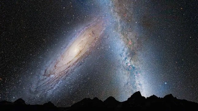 Dự đoán về vụ va chạm 'thảm khốc' giữa Dải Ngân hà và thiên hà Andromeda ảnh 1